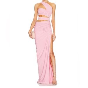 J Angelique Cassia Dress in Solid Pink